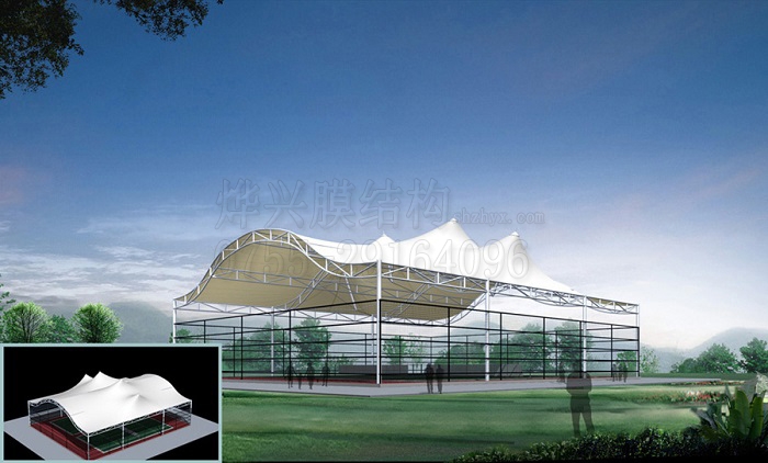 球場膜結構遮陽棚-深圳市燁興膜結構工程有限公司 球場膜結構遮陽棚 .jpg