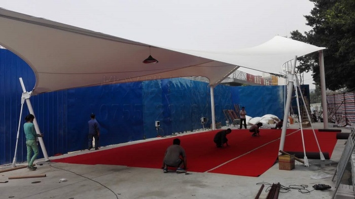 佛山樵嶺張拉膜結構遮陽棚-深圳市燁興膜結構工程有限公司 佛山樵嶺張拉膜結構遮陽棚.jpg