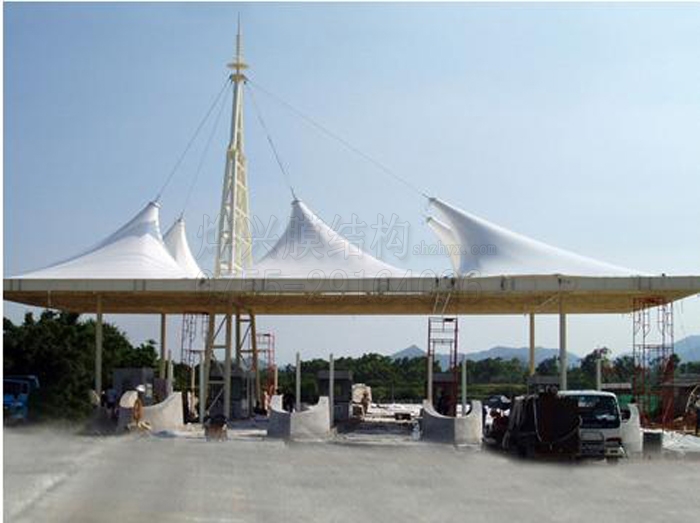 PVDF膜結構收費站-燁興膜結構 PVDF膜結構收費站.jpg