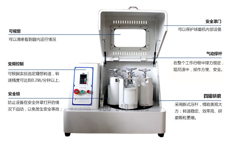 實驗行星球磨機 